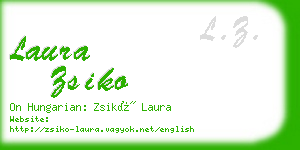 laura zsiko business card